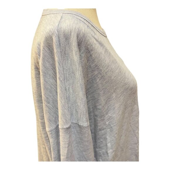 Lou & Grey Womens Blue Dolman Long Sleeve Crew Neck Top LARGE Casual Work - Picture 8 of 9